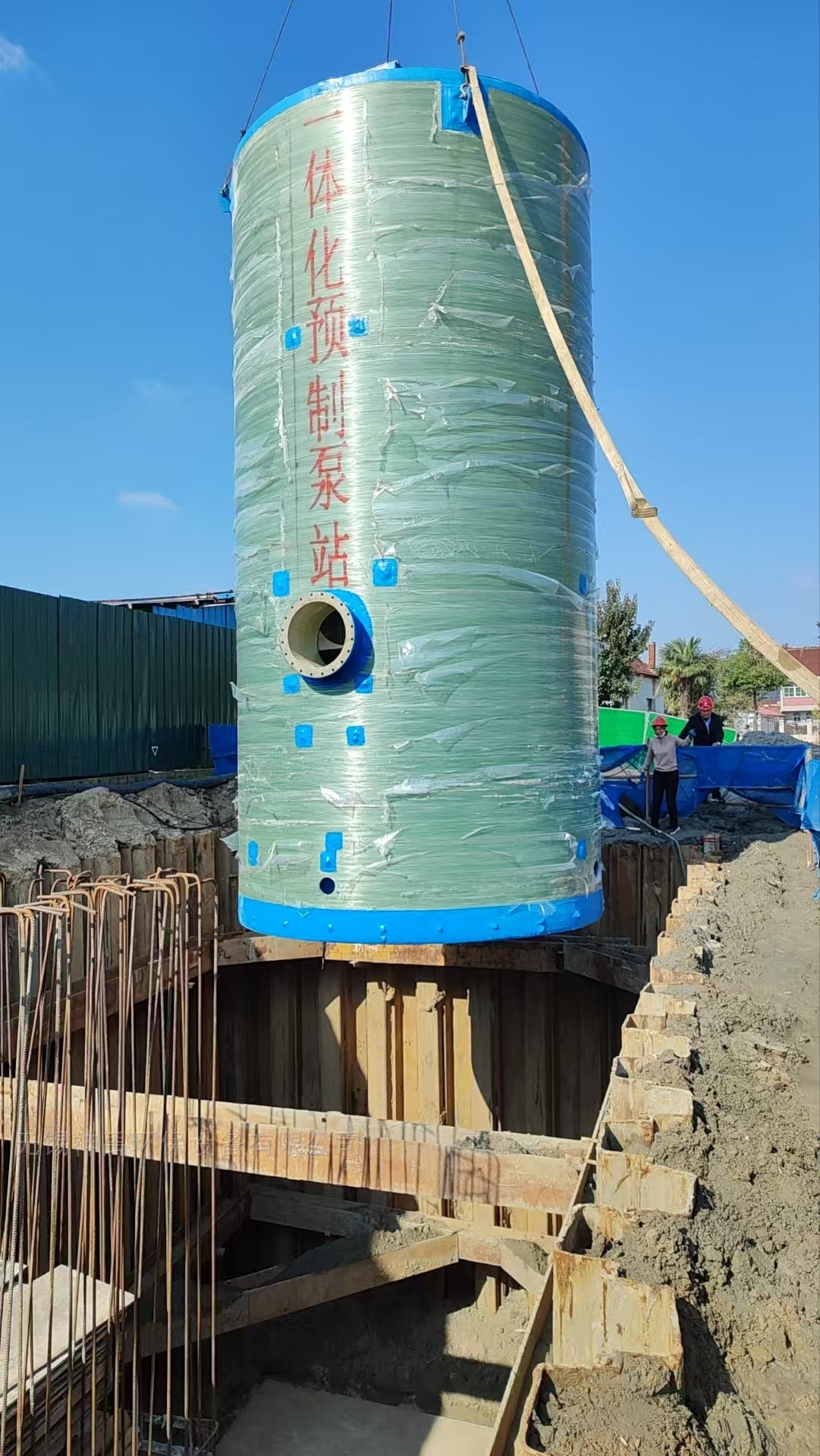 南通如皋一體化預制泵站現安裝了