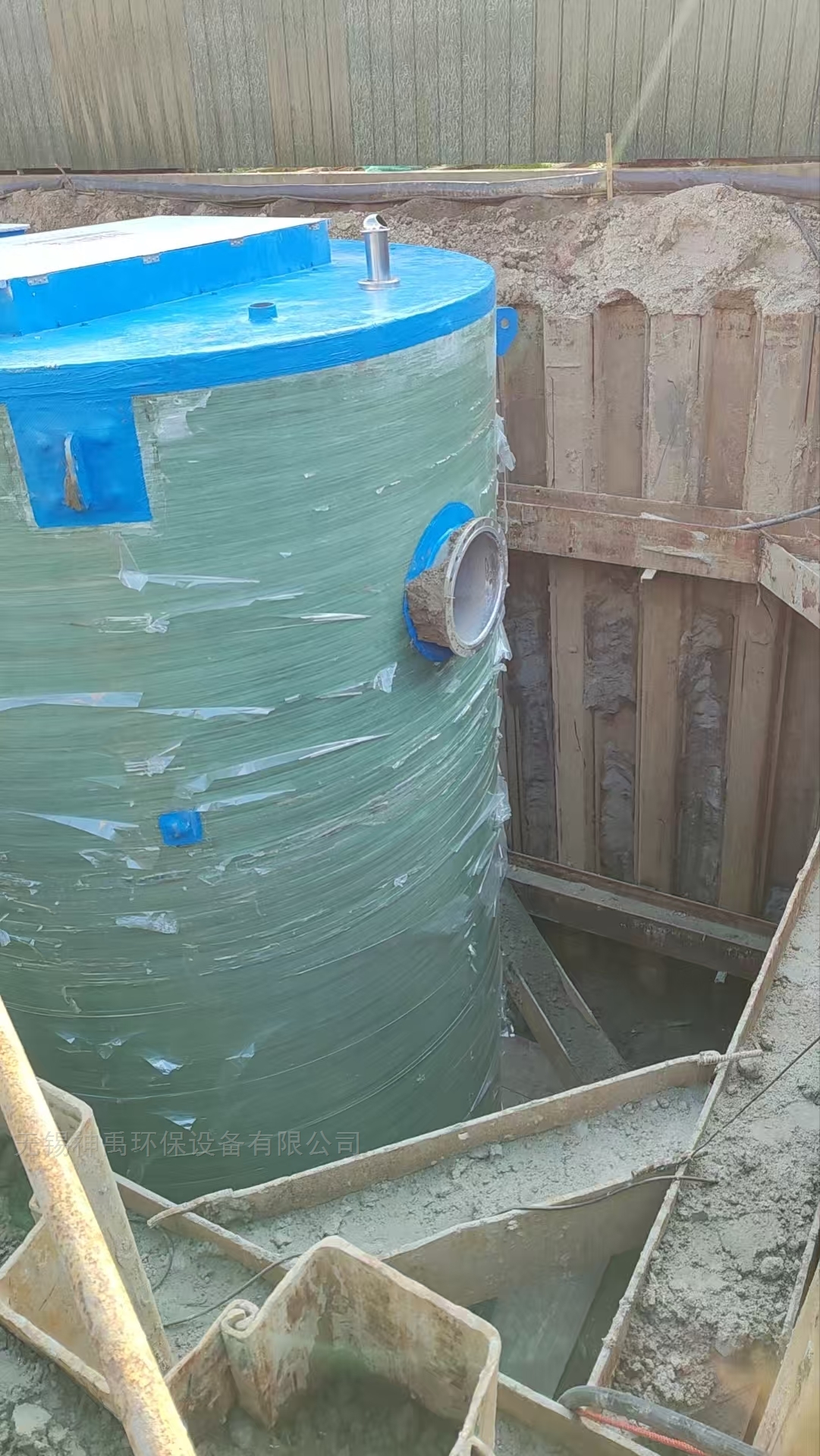 南通如皋一體化預制泵站現安裝了