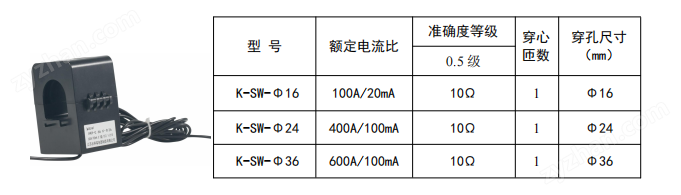 開口式電流互感器 改造項(xiàng)目用傳感器