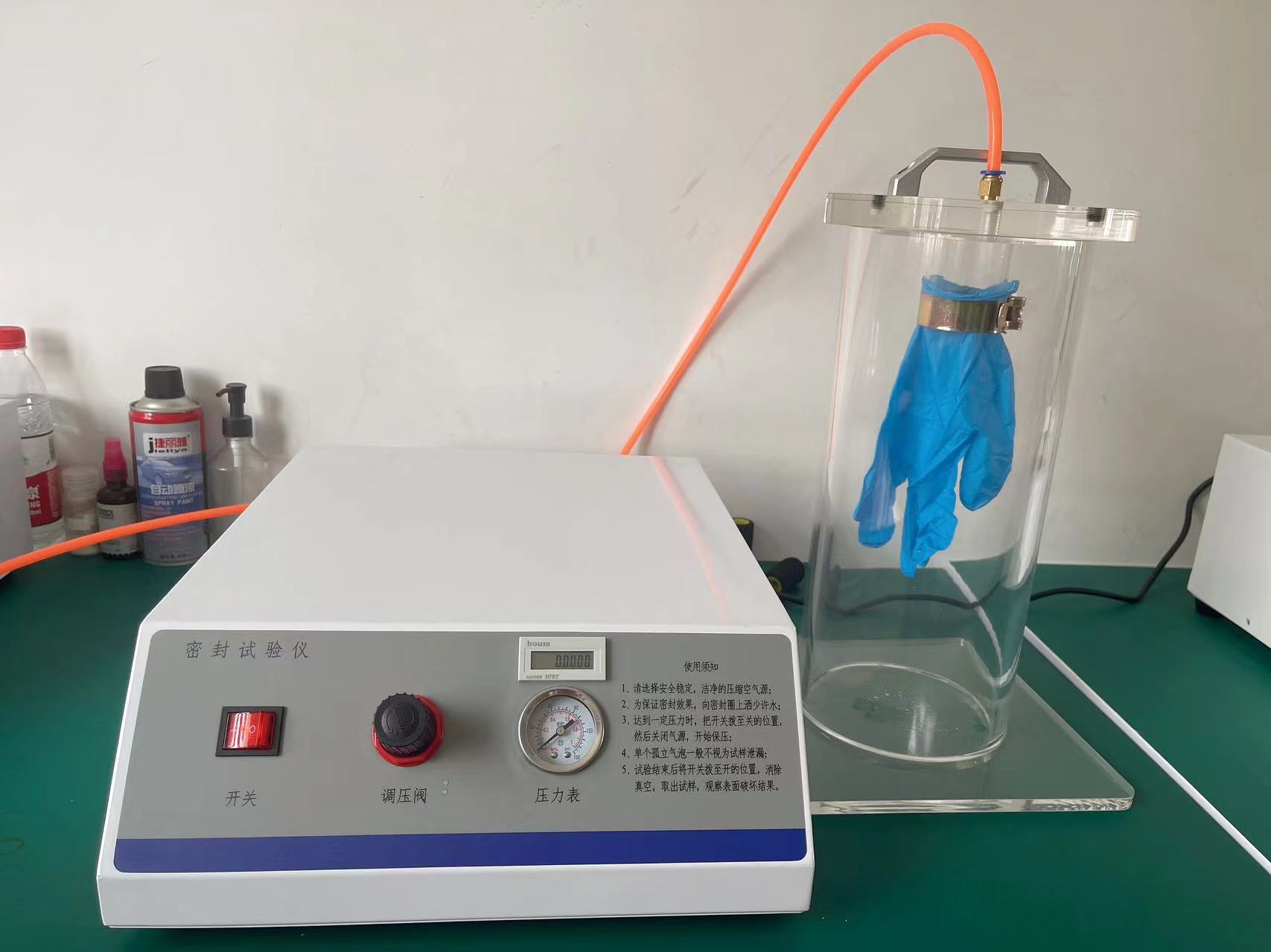 橡胶手套漏气性能检测仪 橡胶手套漏气性能检测仪